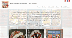 Desktop Screenshot of brianaspancakecafe.com